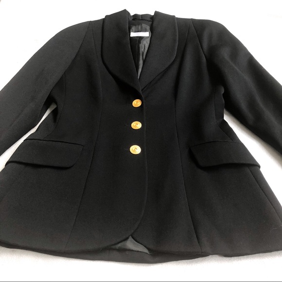 Flawless 1960s Bergdorf Goodman 100% Wool Blazer - Picture 7 of 8